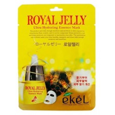 EKEL Маска для лица тканевая МАТОЧНОЕ МОЛОЧКО Royal Jelly Ultra Hydrating Essence Mask 25мл