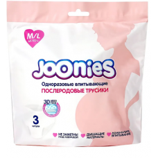 JOONIES Одноразовые послеродовые трусики M/L (60-105см) 3шт