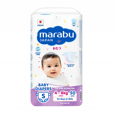 MARABU Подгузники S50 (4-8кг) 58шт