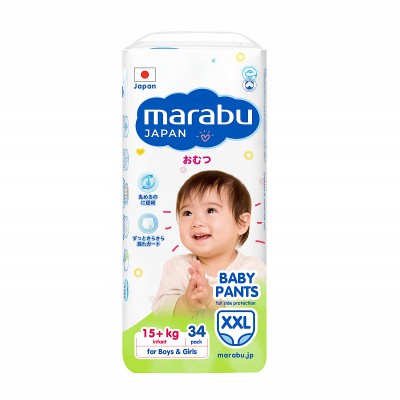 MARABU Трусики XXL34 (15+ кг) 34шт