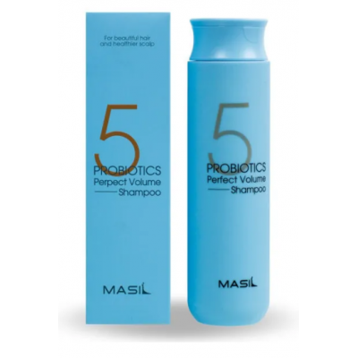 MASIL 5 PROBIOTICS Шампунь для увеличения объема волос с пробиотиками PERFECT VOLUME SHAMPOO 300мл