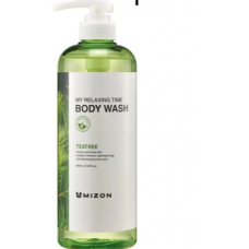 MIZON Гель для душа с экстрактом Чайного дерева MY RELAXING TIME BODY WASH TEA TREE 800мл