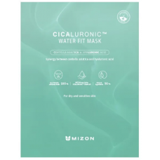 MIZON Маска тканевая для лица Cicaluronic water fit mask 24г