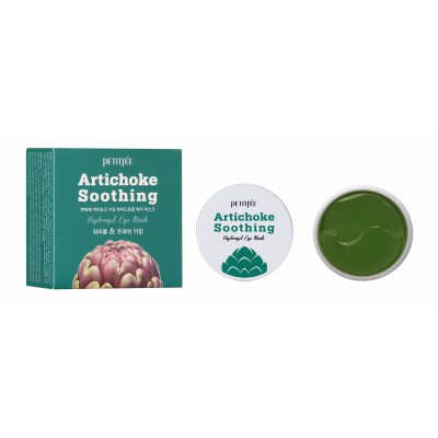 PETITFEE Гидрогелевые патчи для глаз АРТИШОК Artichoke Soothing Hydrogel Eye Mask 60шт