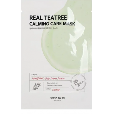 SOME BY MI Успокаивающая тканевая маска для лица с экстрактом чайного дерева REAL TEATREE CALMING CARE MASK 20г