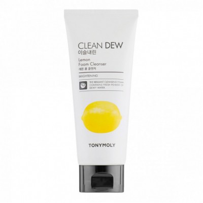 TONY MOLY Очищающая пенка для умывания с экстрактом лимона CLEAN DEW Lemon Foam Cleanser 180мл