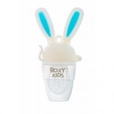 RoxyKids RFN-005 Ниблер для прикорма малышей BUNNY TWIST с силиконовой сеточкой (голубой)