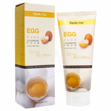 FarmStay Очищающая пенка для сужения пор с яичным экстрактом Egg Pure Cleansing Foam 180мл