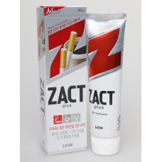 LION Zact  Зубная паста с эффектом отбеливания кофейного и никотинового налета 150г