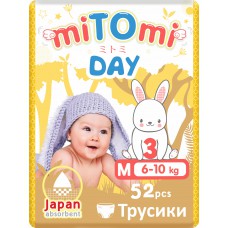 miTOmi Day Трусики M52 (6-10кг) 52шт