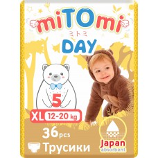 miTOmi Day Трусики XL36 (12-20кг) 36шт