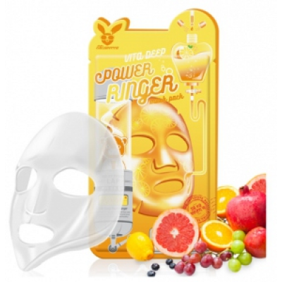 Elizavecca Тканевая маска для лица ВИТАМИНЫ Vita Deep Power Ringer Mask Pack 23мл