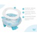 RoxyKids HP-250B Складной дорожный горшок и насадка на унитаз HandyPotty Голубой