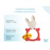 RoxyKids RBT-001R Универсальный прорезыватель BUNNY TEETHER Коралловый