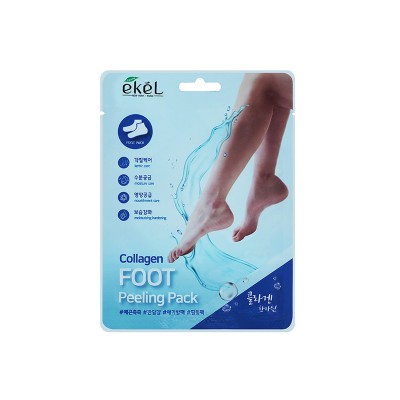 EKEL Пилинг-носочки с коллагеном Collagen FOOT Peeling Pack 40г