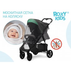 RoxyKids RMN-003 Сетка москитная универсальная для колясок 100*145 ЧЕРНЫЙ